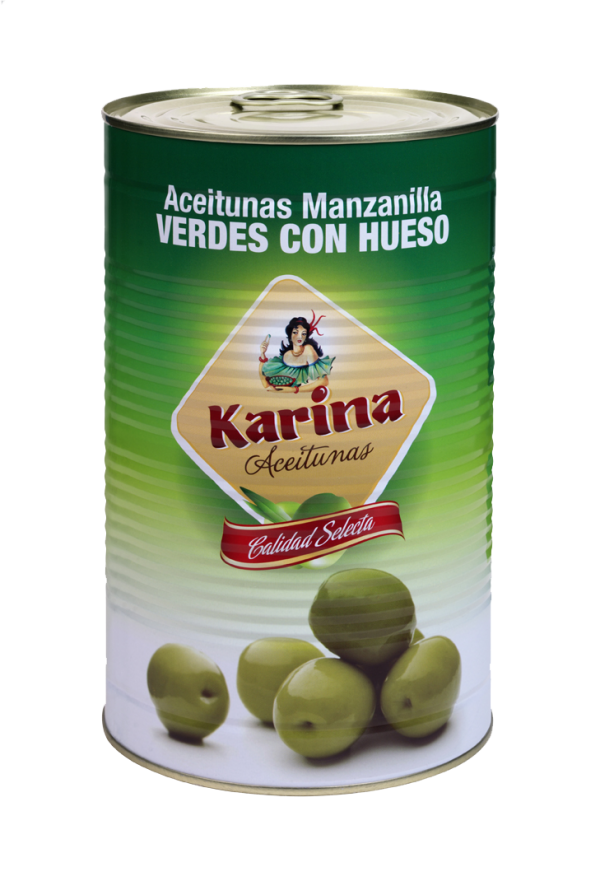 Aceitunas Loriga Sabor Anchoa Lata 2.5k