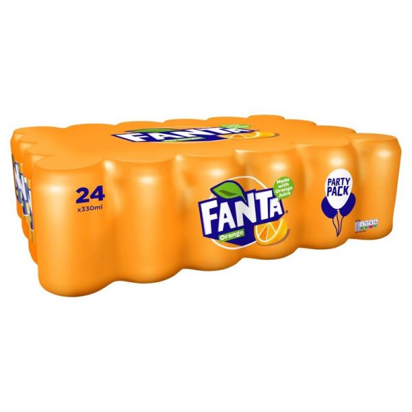 Pack 24 Lata de Naranja 330 ml
