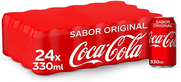 Pack 24 Coca-Cola sabor Original Lata 330ml