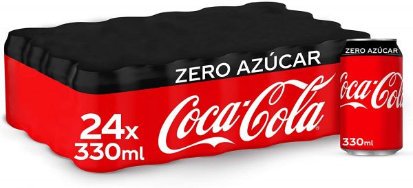 Pack 24 unidades - Coca-Cola Zero Azúcar 330ml