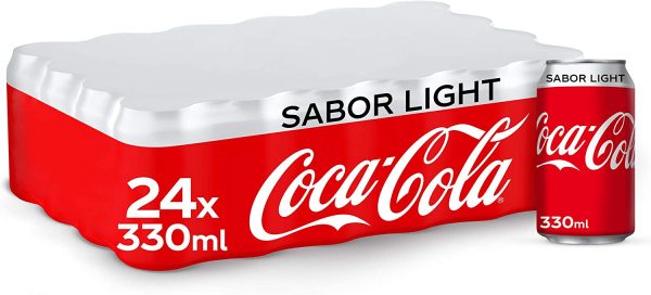 Pack 24 de Latas Coca-Cola Light 330 ml