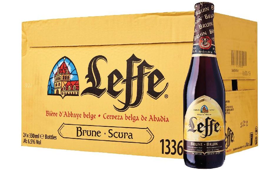 Pack Cerveza Leffe Brune 330 ml
