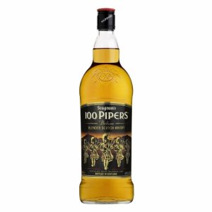 100 PIPERS whisky escocés botella 700 ml
